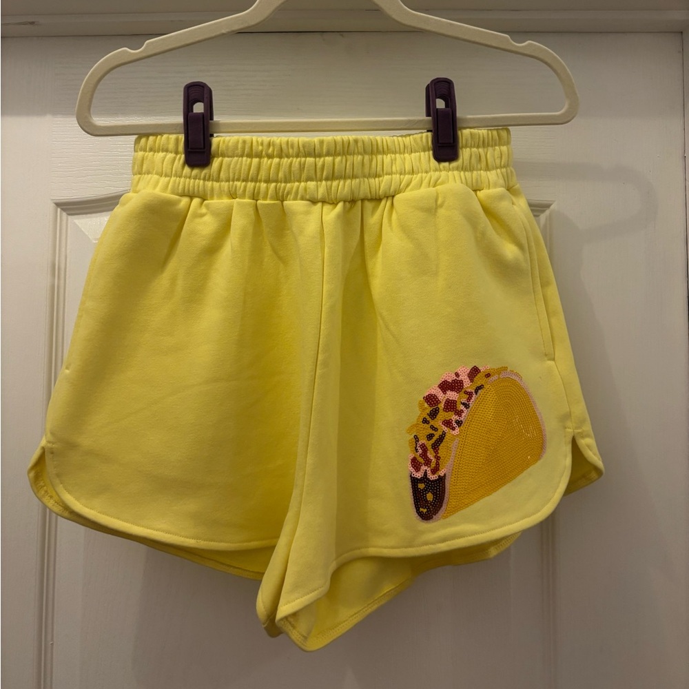 Queen of Sparkles Sequin Taco Shorts